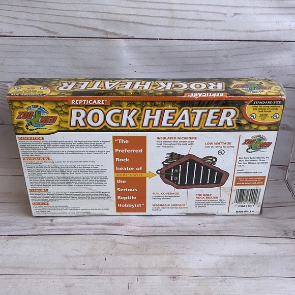 ZOO MED Reptile Zoo Med Repticare Rock Heater Standard Size For